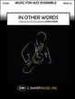 In Other Words Jazz Ensemble sheet music cover